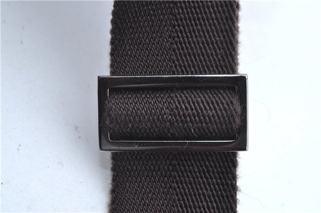 Authentic GUCCI Shoulder Cross Body Bag Purse GG Canvas Leather Brown J8914