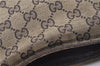Authentic GUCCI Shoulder Cross Body Bag Purse GG Canvas Leather Brown J8914
