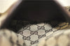 Authentic GUCCI Shoulder Cross Body Bag Purse GG Canvas Leather Brown J8914