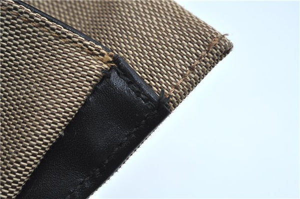 Authentic GUCCI Bamboo Hand Bag Canvas 0021010 Beige J8915