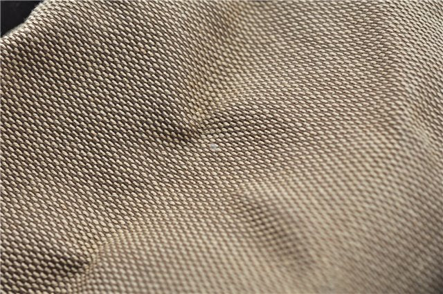 Authentic GUCCI Bamboo Hand Bag Canvas 0021010 Beige J8915