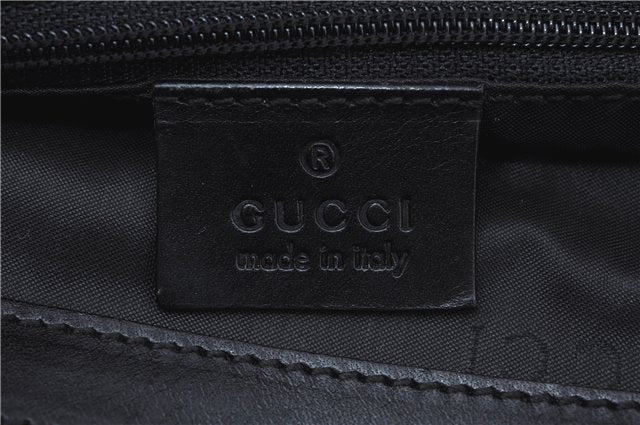 Authentic GUCCI Bamboo Hand Bag Canvas 0021010 Beige J8915