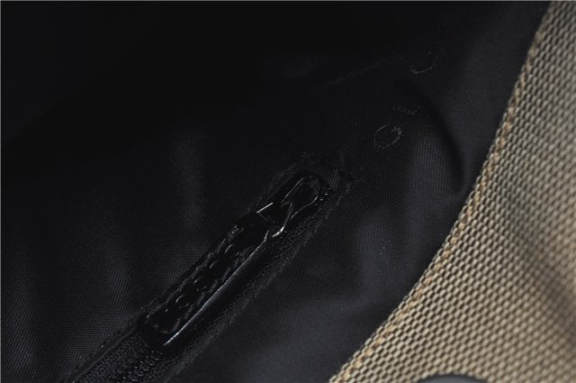 Authentic GUCCI Bamboo Hand Bag Canvas 0021010 Beige J8915