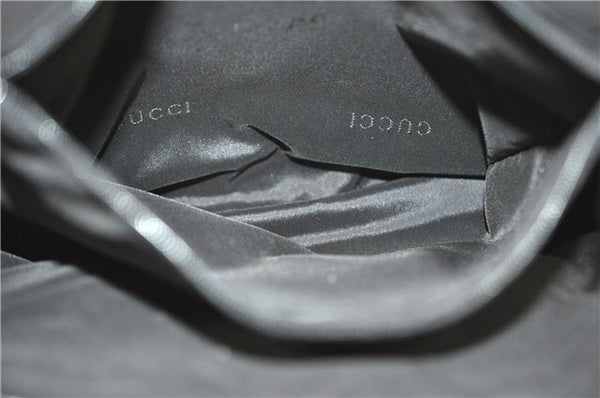 Authentic GUCCI Bamboo Hand Bag Canvas 0021010 Beige J8915