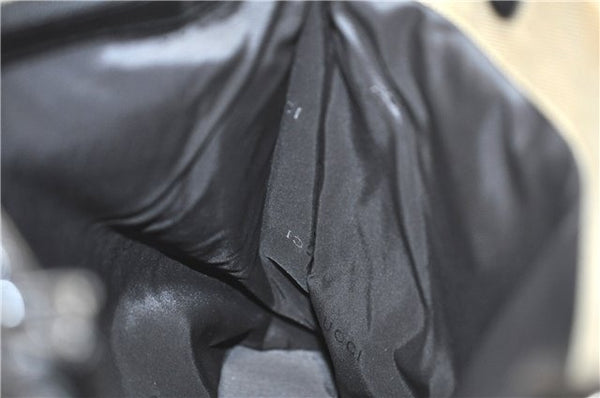 Authentic GUCCI Bamboo Hand Bag Canvas 0021010 Beige J8915