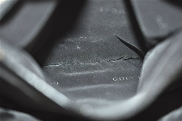 Authentic GUCCI Bamboo Hand Bag Canvas 0021010 Beige J8915