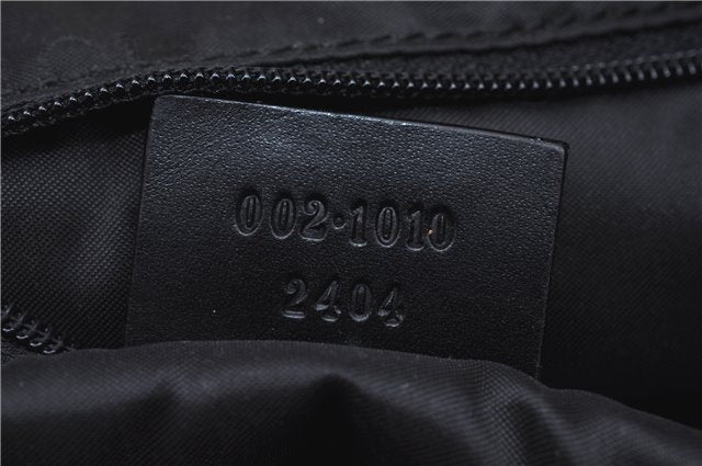 Authentic GUCCI Bamboo Hand Bag Canvas 0021010 Beige J8915