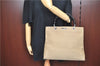 Authentic GUCCI Bamboo Hand Bag Canvas 0021010 Beige J8915