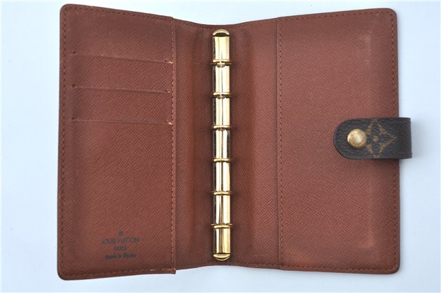 Authentic Louis Vuitton Monogram Agenda PM Day Planner Cover R20005 LV J8916