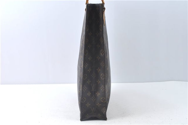 Authentic Louis Vuitton Monogram Sac Plat Hand Tote Bag M51140 LV J8917