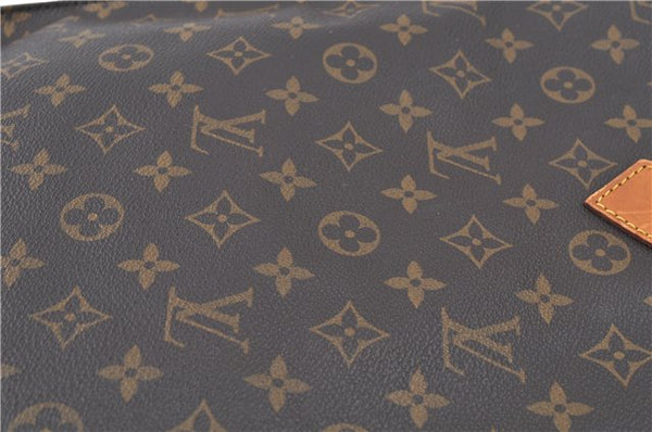 Authentic Louis Vuitton Monogram Sac Plat Hand Tote Bag M51140 LV J8917