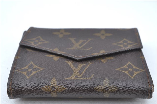 Authentic Louis Vuitton Monogram Bifold Long Wallet Purse 2Set Brown LV J8919