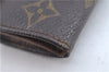 Authentic Louis Vuitton Monogram Bifold Long Wallet Purse 2Set Brown LV J8919