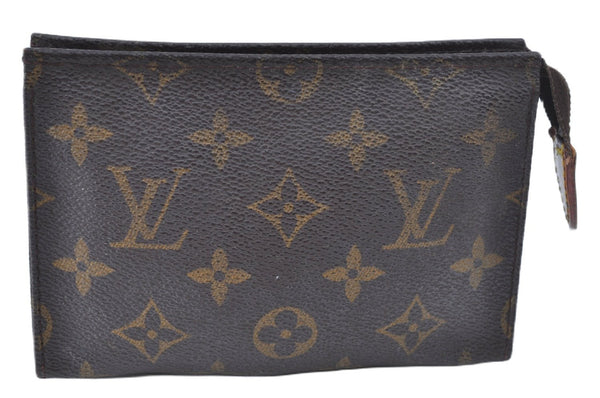 Auth Louis Vuitton Monogram Poche Toilette 15 Cosmetics Pouch M47546 Junk J8921