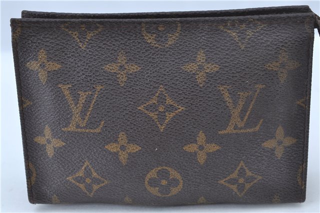 Auth Louis Vuitton Monogram Poche Toilette 15 Cosmetics Pouch M47546 Junk J8921