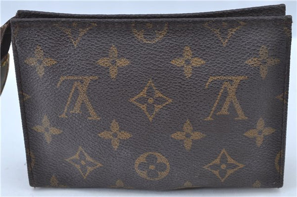 Auth Louis Vuitton Monogram Poche Toilette 15 Cosmetics Pouch M47546 Junk J8921