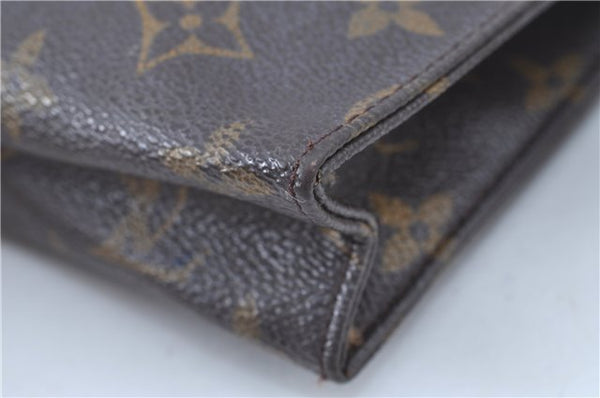 Auth Louis Vuitton Monogram Poche Toilette 15 Cosmetics Pouch M47546 Junk J8921