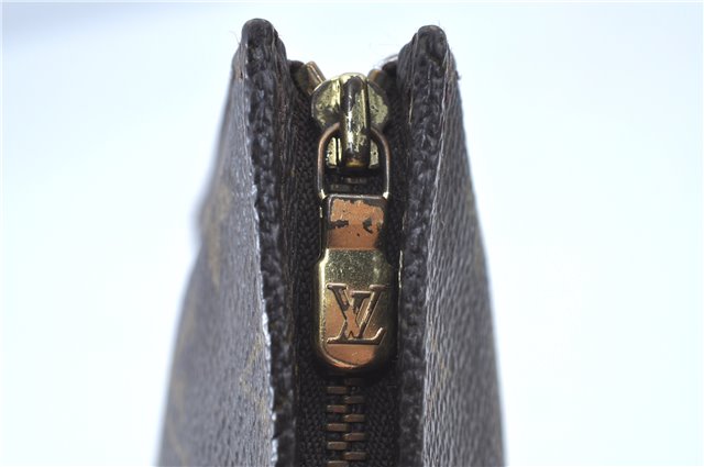 Auth Louis Vuitton Monogram Poche Toilette 15 Cosmetics Pouch M47546 Junk J8921
