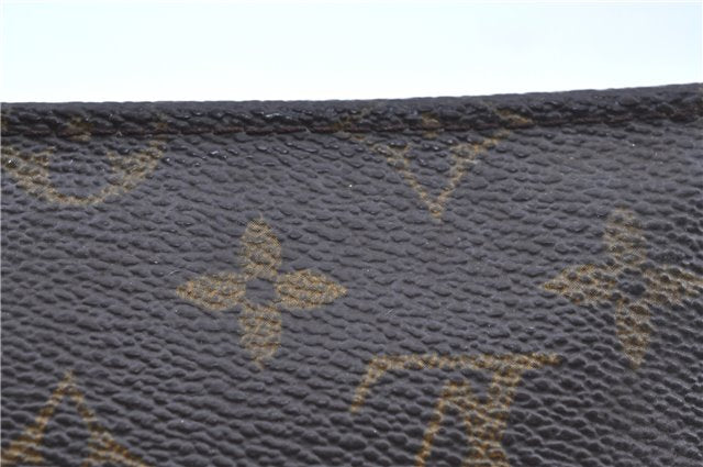 Auth Louis Vuitton Monogram Poche Toilette 15 Cosmetics Pouch M47546 Junk J8921