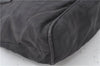 Authentic FENDI Zucca Hand Tote Bag Nylon Leather Black J8925