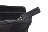Authentic FENDI Zucca Hand Tote Bag Nylon Leather Black J8925