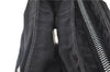 Authentic FENDI Zucca Hand Tote Bag Nylon Leather Black J8925