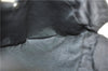 Authentic FENDI Zucca Hand Tote Bag Nylon Leather Black J8925