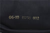 Authentic FENDI Zucca Hand Tote Bag Nylon Leather Black J8925