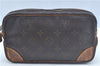 Authentic Louis Vuitton Monogram Marly Dragonne PM M51827 Clutch Hand Bag J8936