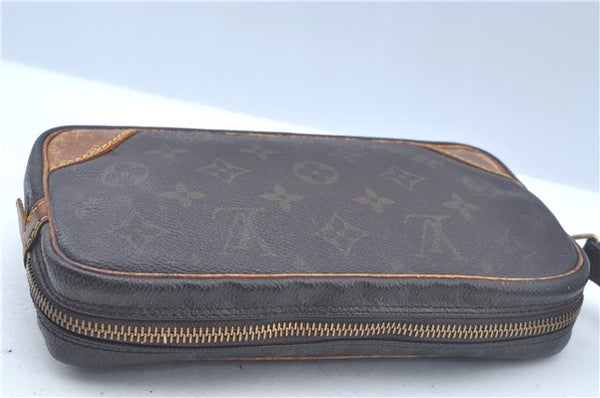 Authentic Louis Vuitton Monogram Marly Dragonne PM M51827 Clutch Hand Bag J8936