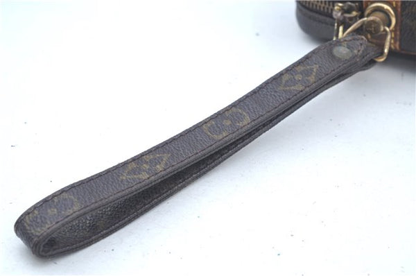 Authentic Louis Vuitton Monogram Marly Dragonne PM M51827 Clutch Hand Bag J8936