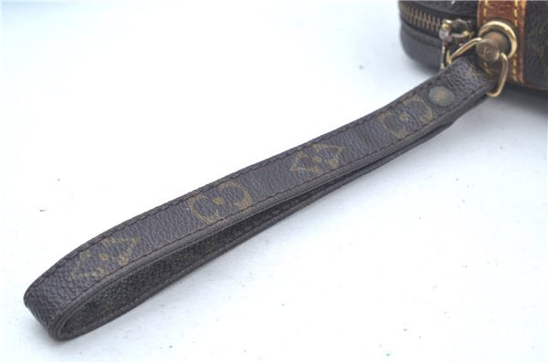 Authentic Louis Vuitton Monogram Marly Dragonne PM M51827 Clutch Hand Bag J8936