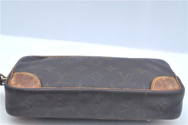 Authentic Louis Vuitton Monogram Marly Dragonne PM M51827 Clutch Hand Bag J8936