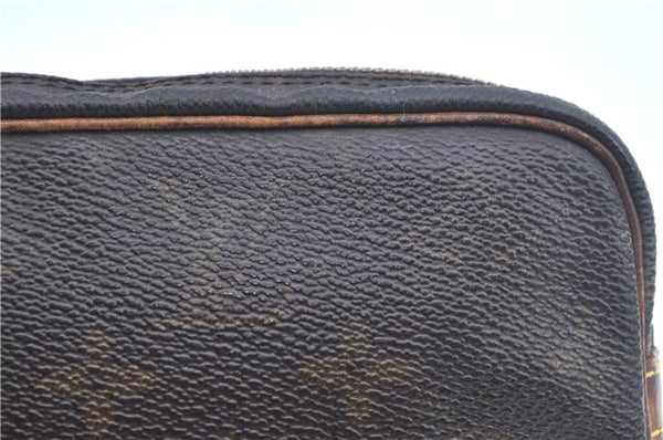 Authentic Louis Vuitton Monogram Marly Dragonne PM M51827 Clutch Hand Bag J8936