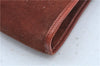 Authentic Christian Dior Shoulder Cross Body Bag Purse Suede Leather Brown J8950