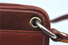 Authentic Christian Dior Shoulder Cross Body Bag Purse Suede Leather Brown J8950