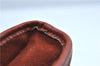 Authentic Christian Dior Shoulder Cross Body Bag Purse Suede Leather Brown J8950
