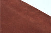Authentic Christian Dior Shoulder Cross Body Bag Purse Suede Leather Brown J8950