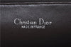Authentic Christian Dior Shoulder Cross Body Bag Purse Suede Leather Brown J8950