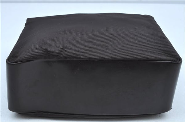 Authentic GUCCI Bamboo Tote Hand Bag Nylon Leather Brown J8951