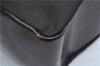 Authentic GUCCI Bamboo Tote Hand Bag Nylon Leather Brown J8951