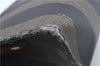 Authentic FENDI Pequin Clutch Hand Bag Purse PVC Leather Brown Black J8954