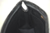 Authentic FENDI Pequin Clutch Hand Bag Purse PVC Leather Brown Black J8954