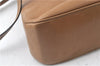 Authentic Salvatore Ferragamo Vara Shoulder Bag Purse Leather Brown SF J8956