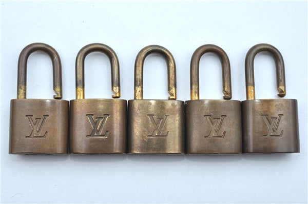 Authentic Louis Vuitton Padlock Gold 10Set LV J8959