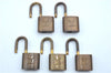 Authentic Louis Vuitton Padlock Gold 10Set LV J8959