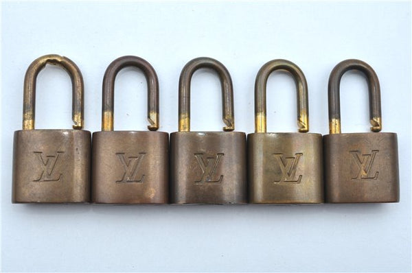 Authentic Louis Vuitton Padlock Gold 10Set LV J8959