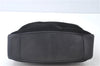 Authentic GUCCI Bamboo Hand Shoulder Bag Suede Leather Black 0011638 Junk J8965