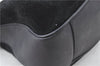 Authentic GUCCI Bamboo Hand Shoulder Bag Suede Leather Black 0011638 Junk J8965