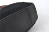 Authentic GUCCI Bamboo Hand Shoulder Bag Suede Leather Black 0011638 Junk J8965